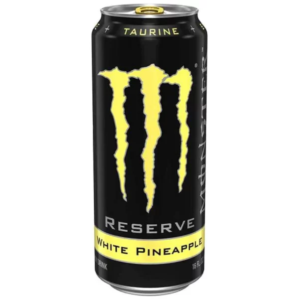 Monster Reserve White Pineapple, Taurine + Ginseng